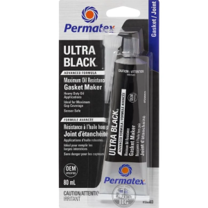 Silicone preto Ultra Black 85g DESCONT DIVERSOS tpa válvula/cx termostato/vedação cmdo valv/coletor  Cod. Fab.: 502.0014.0001 Marca PERMATEX HG-036