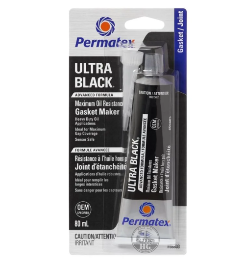 Silicone preto Ultra Black 85g DESCONT DIVERSOS tpa válvula/cx termostato/vedação cmdo valv/coletor HG-036 Cod. Fab.: 502.0014.0001 Marca PERMATEX