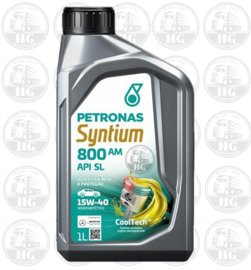 OLEO MOTOR 15W40 SL SYNTIUM 800 AM 1L (CX C/ 24 UN) SEMISSINTETICO 70828E19BR PETRONAS HG-086