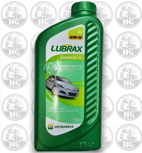 OLEO MOTOR 20W50 SL LUBRAX ESSENCIAL 1L MINERAL 1018304 PETROBRAS HG-110