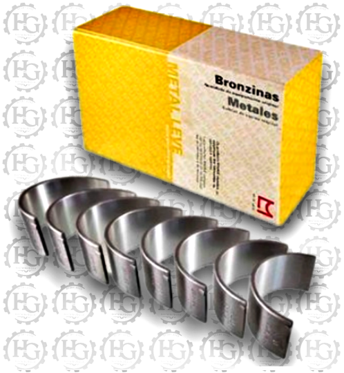 Kit De Bronzinas Metal Leve Mobi/Palio - SBB-344-J-STD SPA HG-137