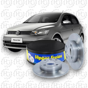 DISCO FREIO DIANTEIRO VENTILADO 239MM 4 FUROS S/ CUBO HF02A HIPPER FREIOS HG-197